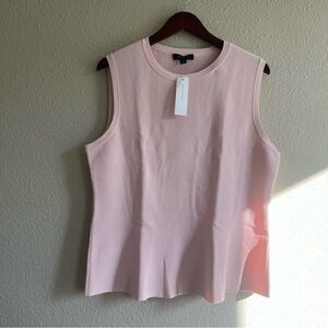 NWT Ann Taylor Blush Pink Sleeveless Top